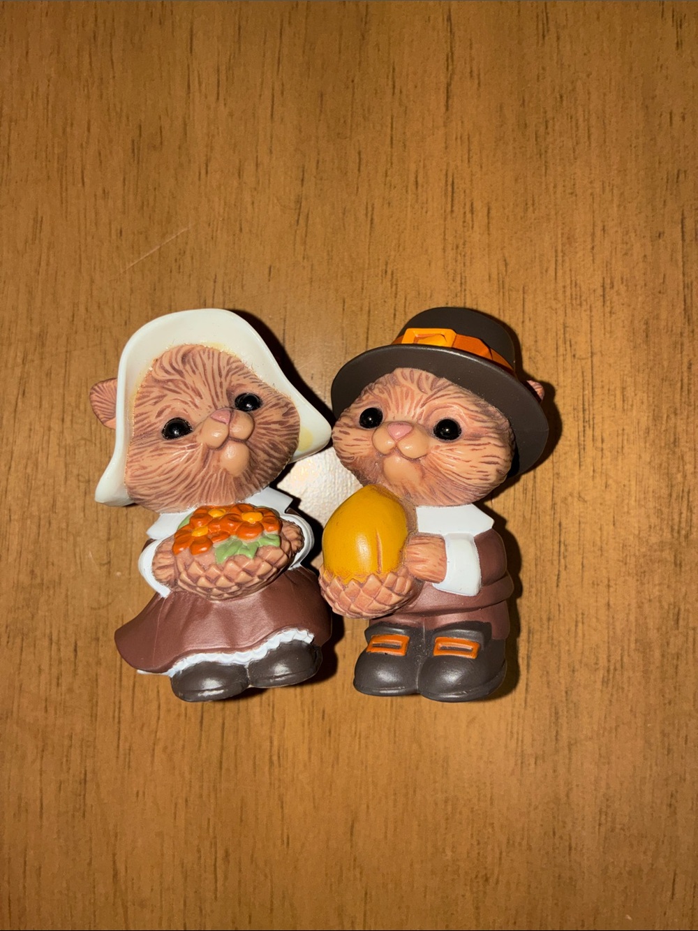 Hallmark thanksgiving pilgrim salt and pepper shakers